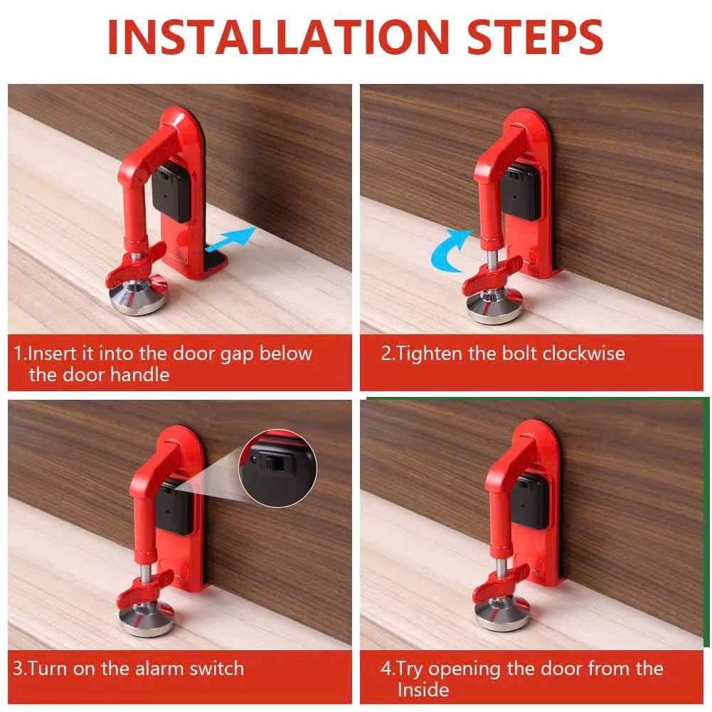 Portable Door Stop Alarm