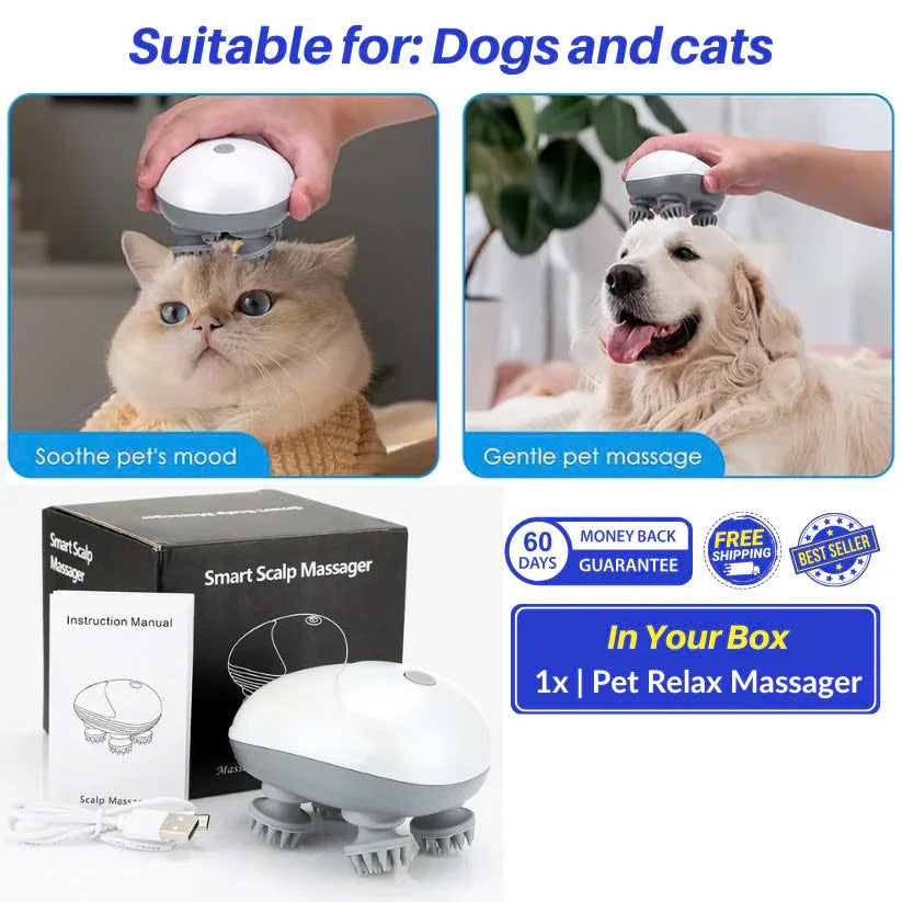 Pet Head Massager