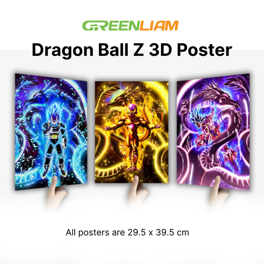 Dragon Ball Z 3D Poster