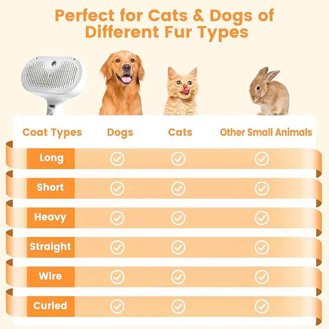 Pet Spray Hair Comb