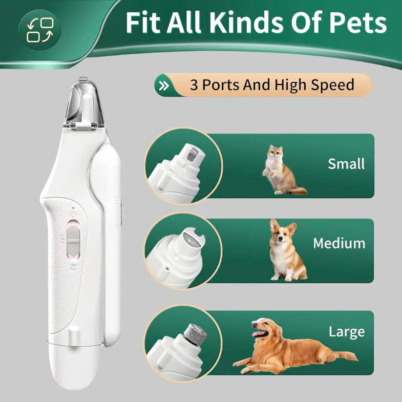 PawsCare Pro 2-in-1 Nail Clipper & Grinder