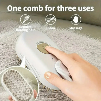 3 in 1 Pet Steam Brush