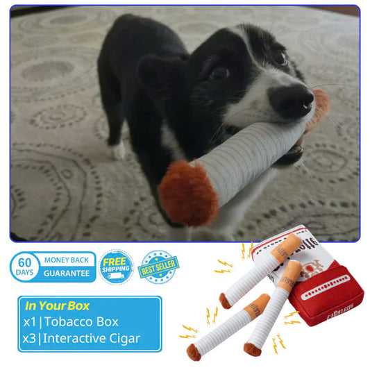 Interactive Cigarette Dog Toy