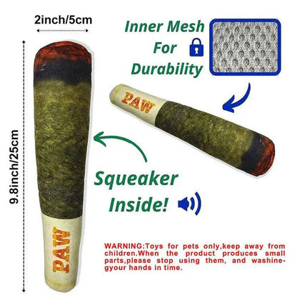 Interactive Cigar Dog Toy (Paw)